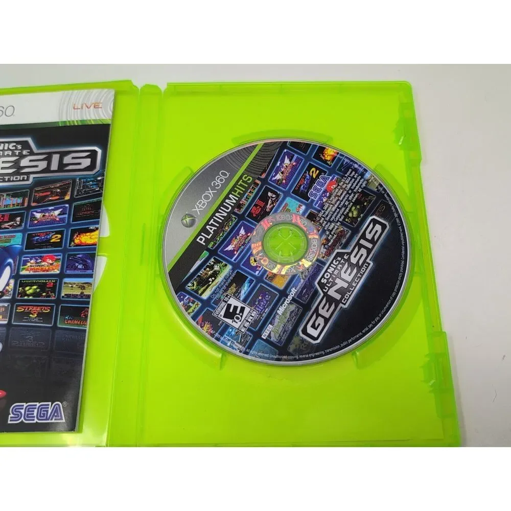 Sonic's Ultimate Genesis Collection‎ Microsoft Xbox 360 2009 Platinum Hits CIB